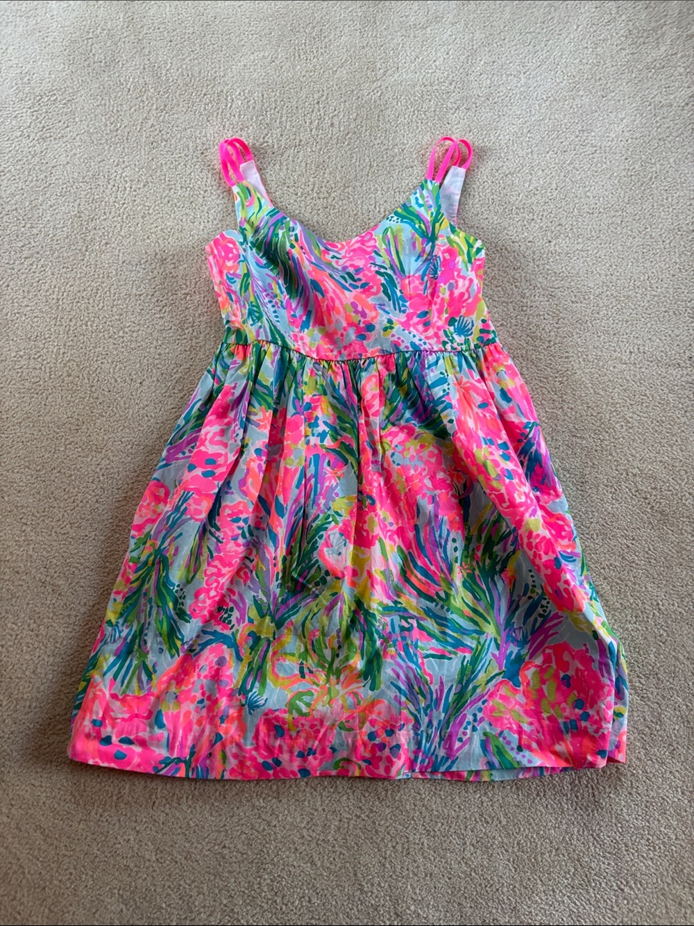 Lilly Pulitzer Pink Multi Floral Sundress